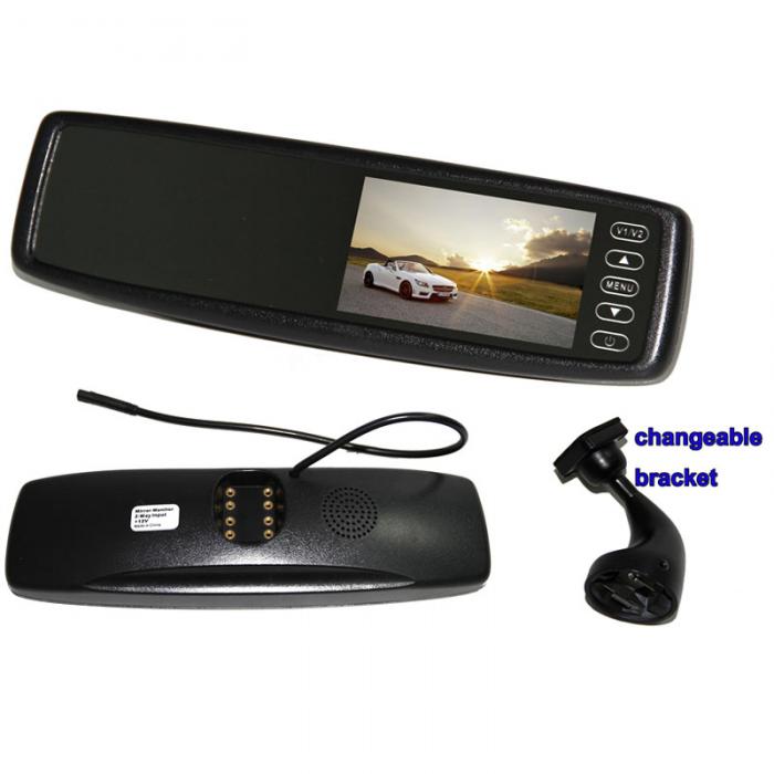 4.3 Inch Car Rearview Mirror Monitor