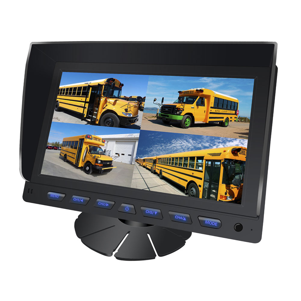 9 Inch Heavy Duty QUAD Color Monitor