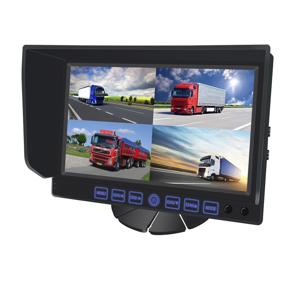 7-Inch Heavy Duty LCD Quad View Monitor