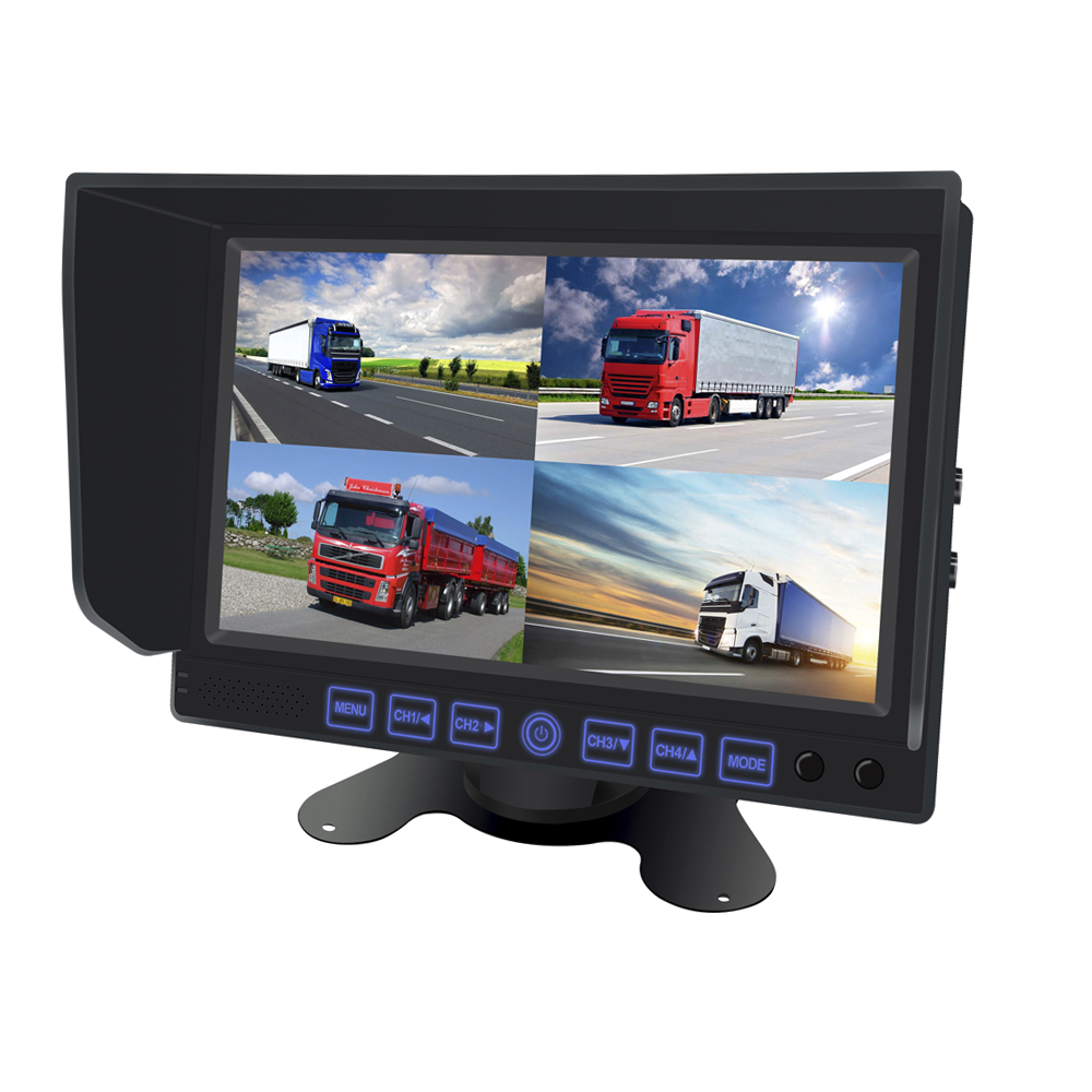 7-Inch Heavy Duty LCD Quad View Monitor