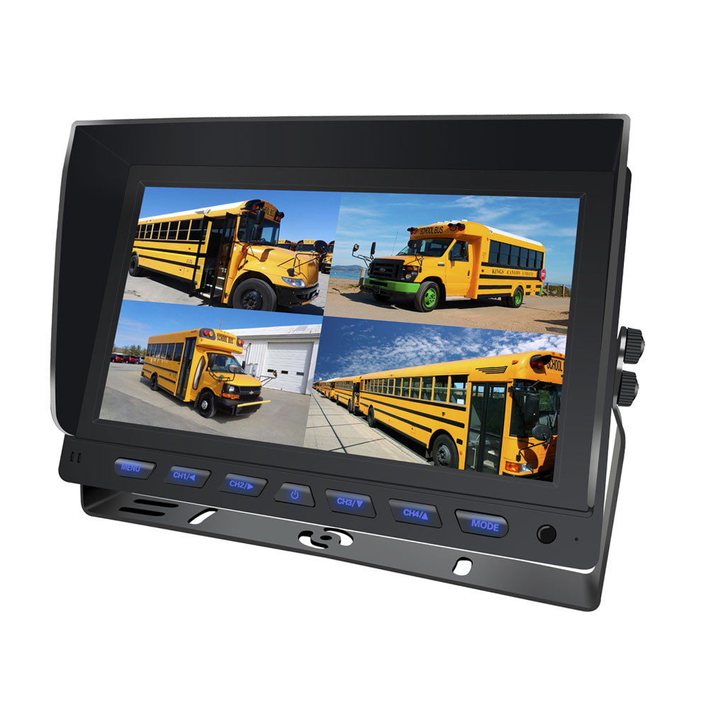 9 Inch Heavy Duty QUAD Color Monitor