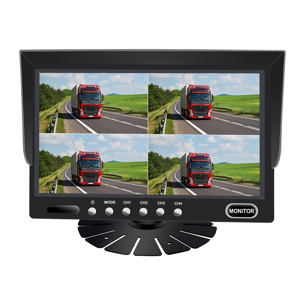 7 INCH HEAVY DUTY 4CH REAR VIEW MONITOR