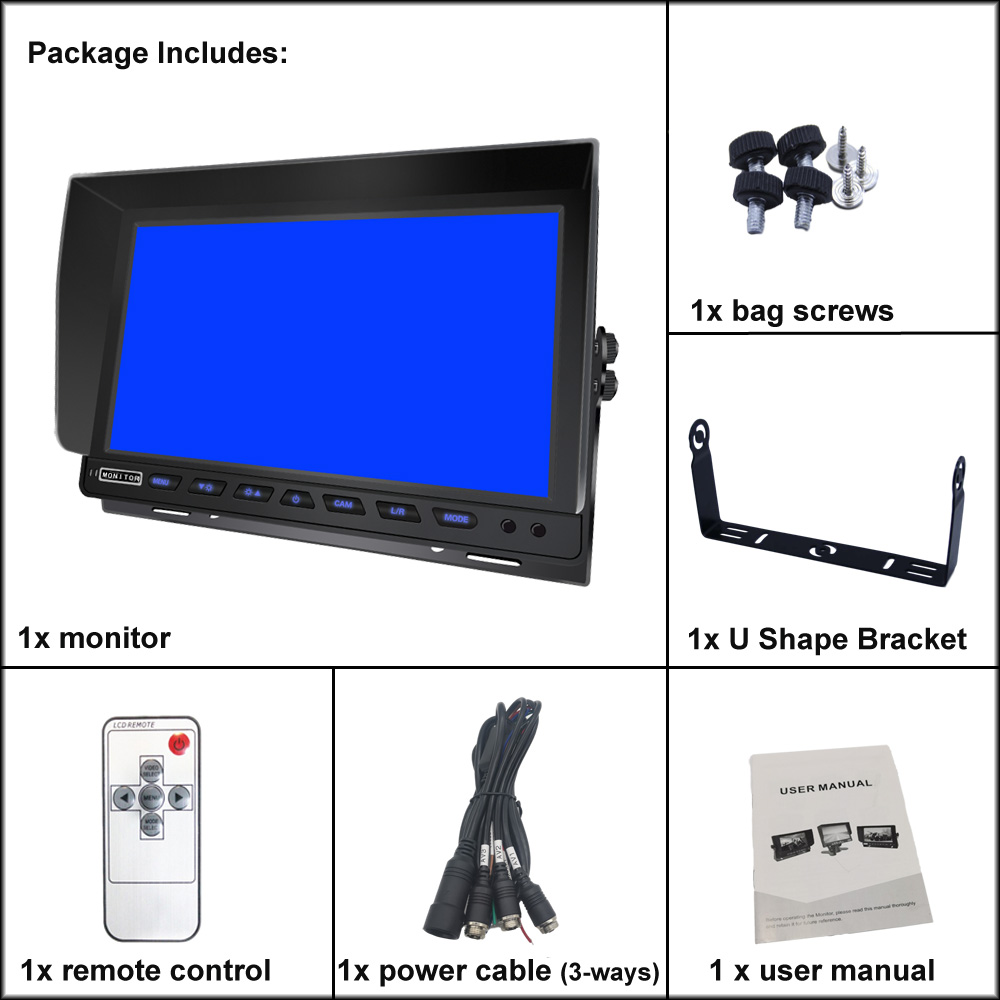 10.1 Inch Vehicle Monitor