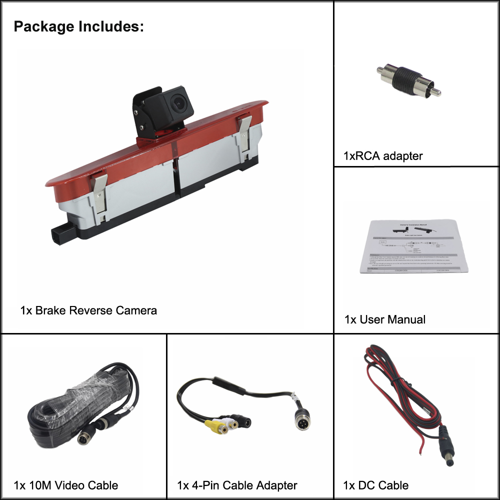 FIAT Doblo  Brake Light Camera(2010-2019)