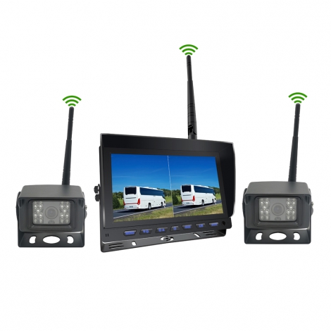 9 Inch AHD Digital Wireless TWO Camera Kits