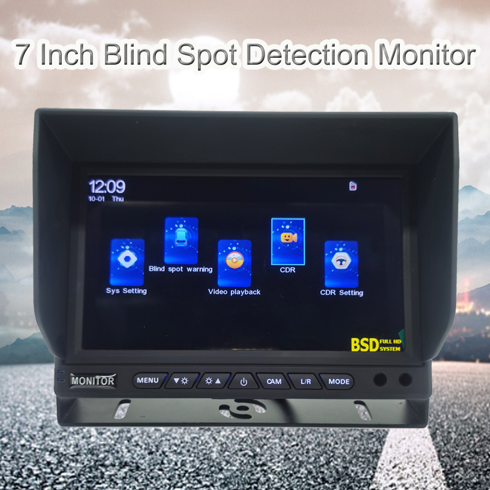 7 Inch AHD Quad DVR BSD Monitor