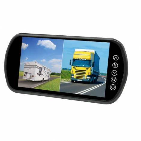 7 Inch Car Reversing Mirror Monitor with dual screen
