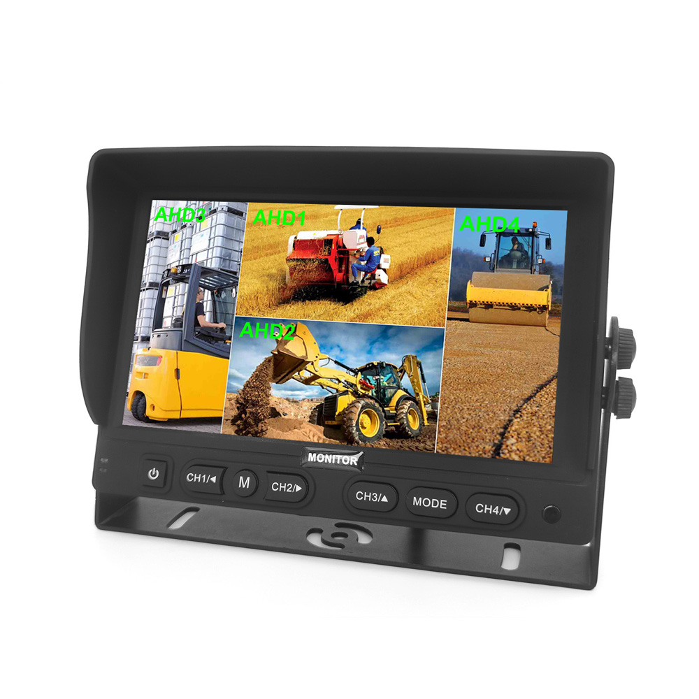 7″ AHD Quad Input Dash Monitor