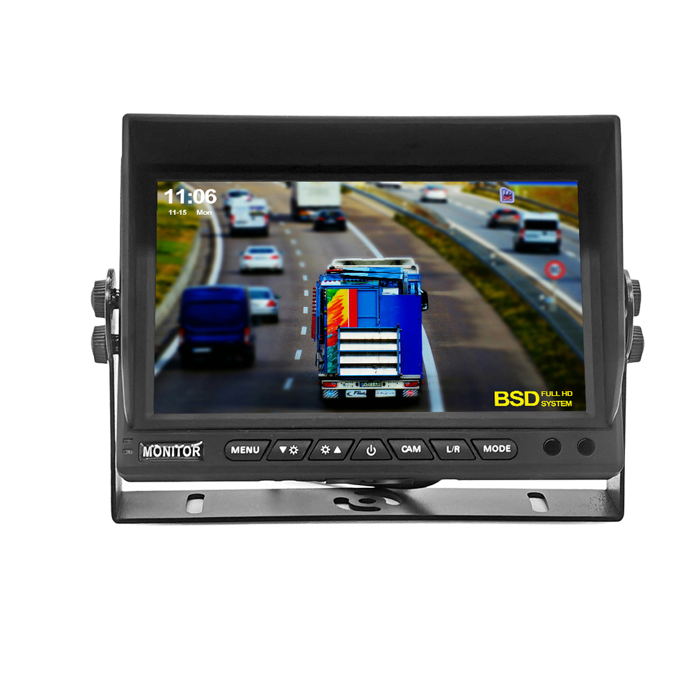 7 Inch AHD Quad DVR BSD Monitor