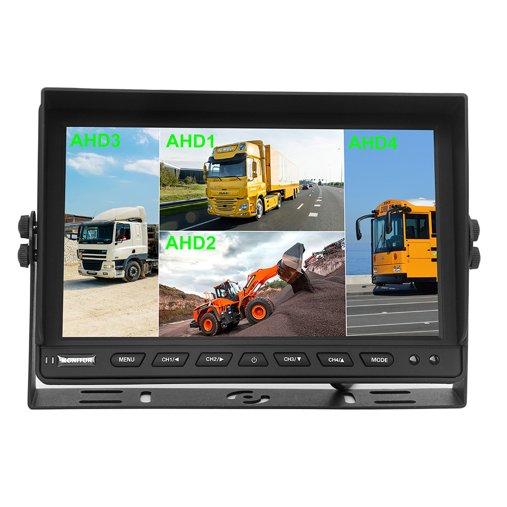 10.1” AHD QUAD DASH MOUNT MONITOR