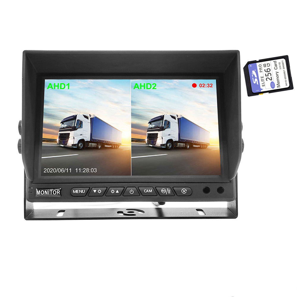 7 Inch Car AHD DVR Two-Split Monitor