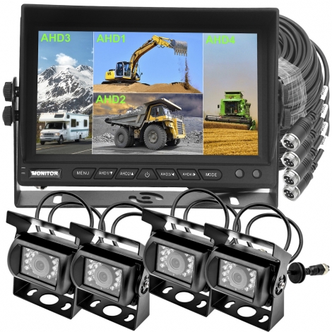 7 Inch AHD 1080P Driver Aid Camera system