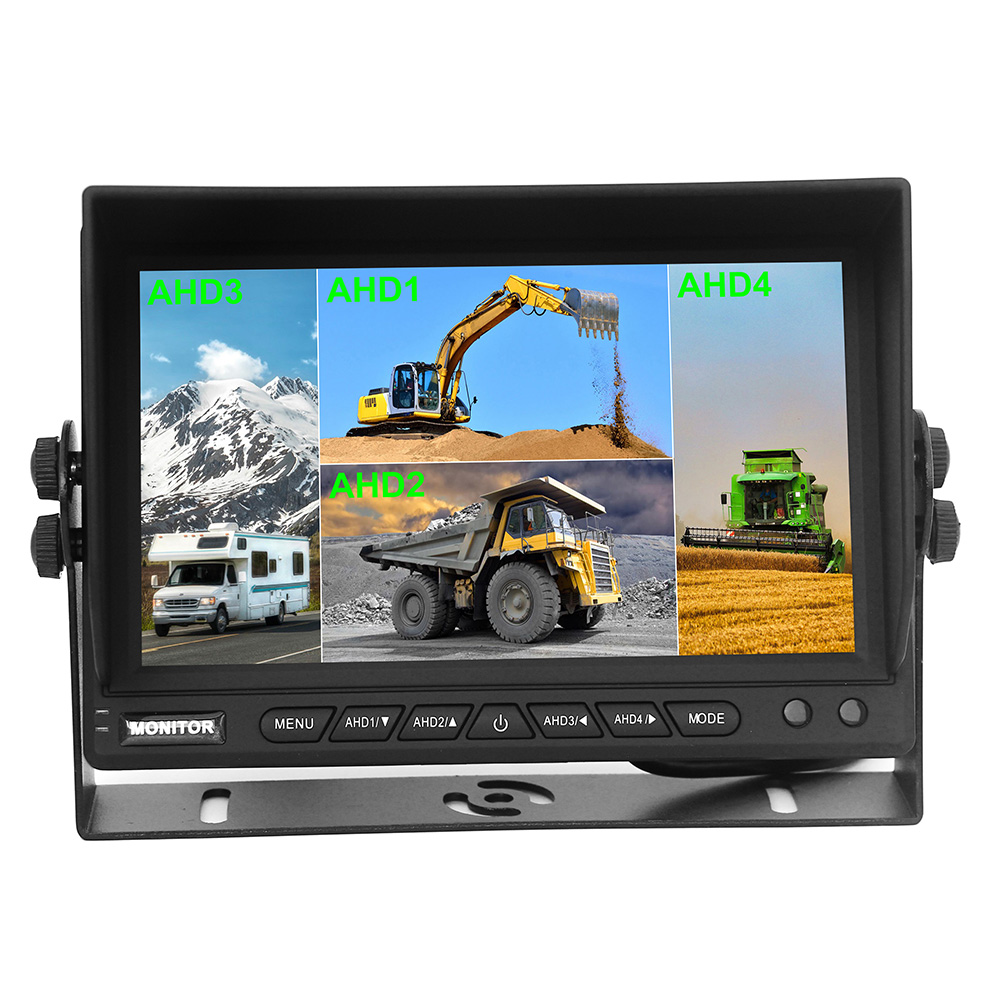 7 Inch AHD 1080P Quad LCD Widescreen Monitor