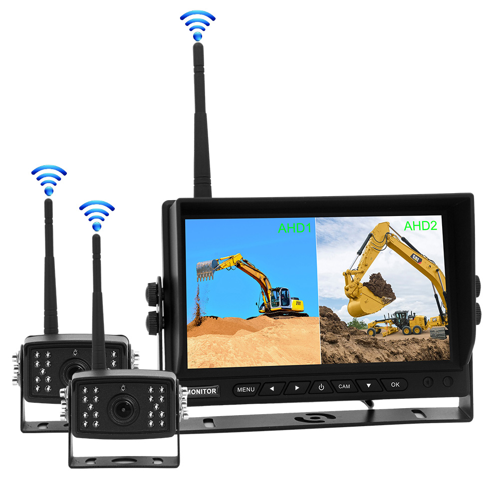 7″ DUAL SCREEN WIRELESS BACKUP CAMERA SYSTEM