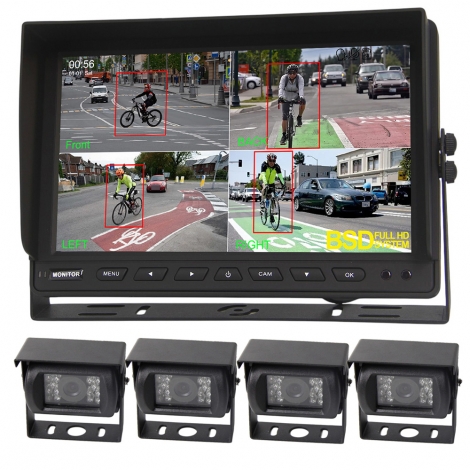 10.1 Inch Pedestrian Detection Proximity Warning System