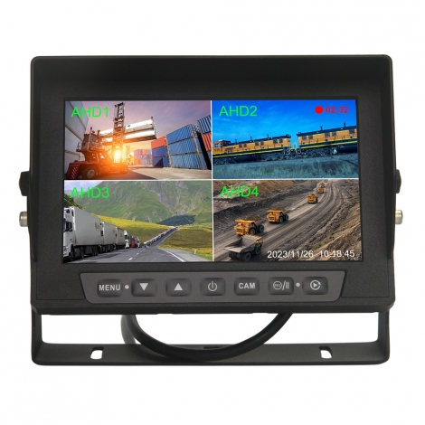 7 Inch IP69K Waterproof DVR Recorder Monitor